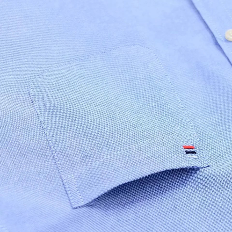 Smart casual cotton shirt with long sleeves, perfect for office or daily wear