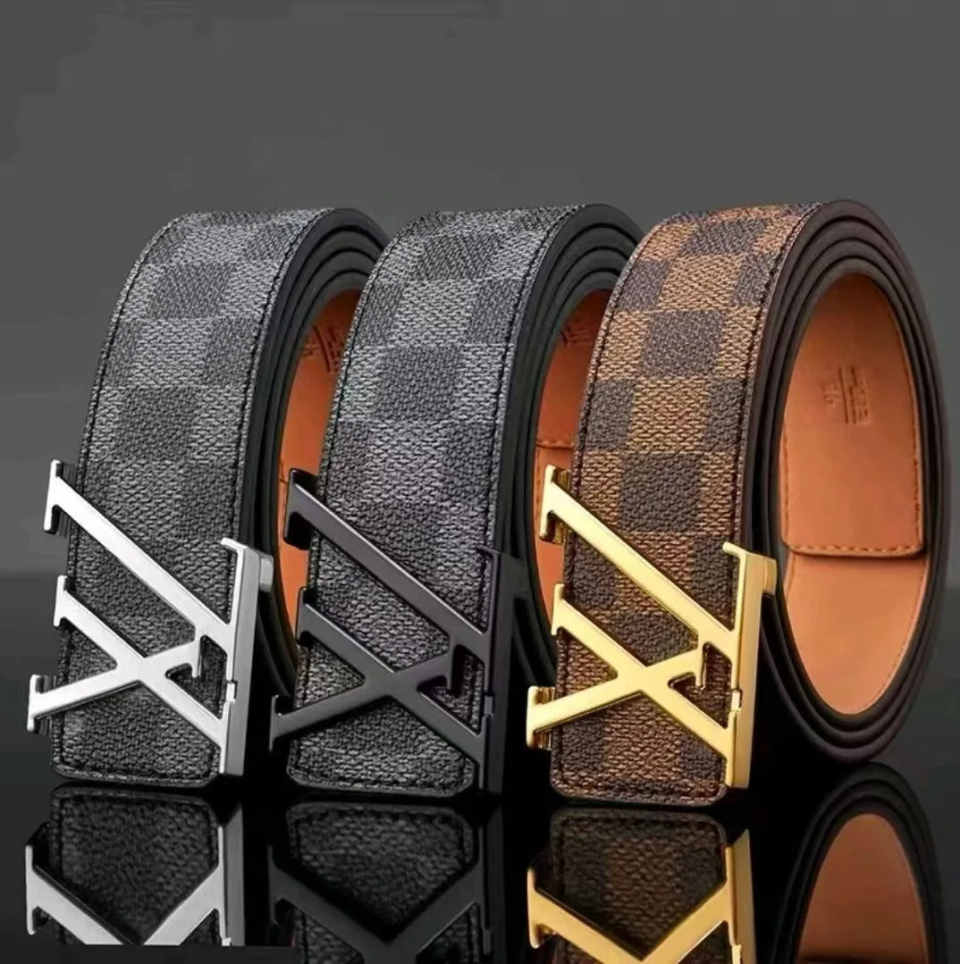 Genuine cowhide business and casual waistband