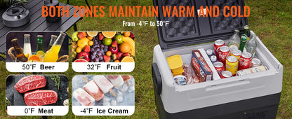 Mobile car refrigerator with wheels—compact, powerful, and easy to carry