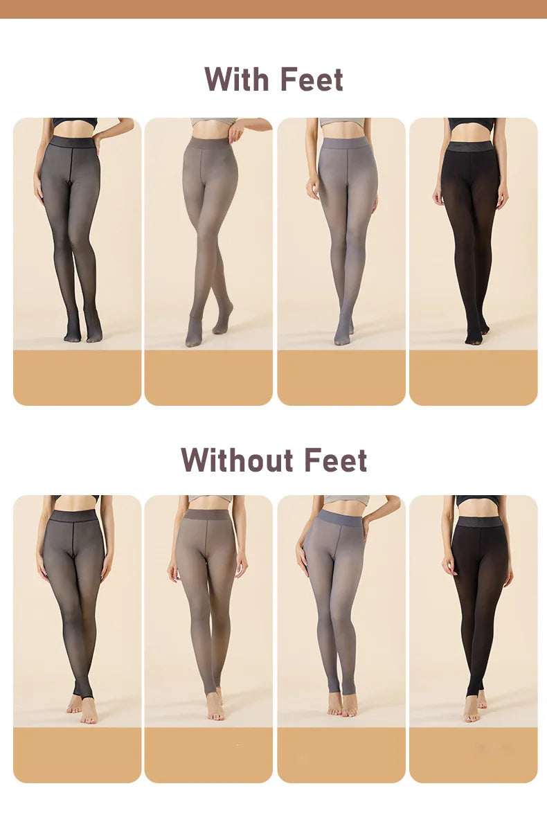 Fleece Thermal Leggings – High Waist, Cozy & Stretch