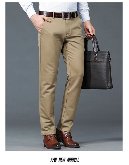 Luxury business casual suit pants, regular fit