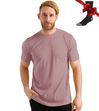 Men’s 100% superfine merino wool base-layer T-shirt