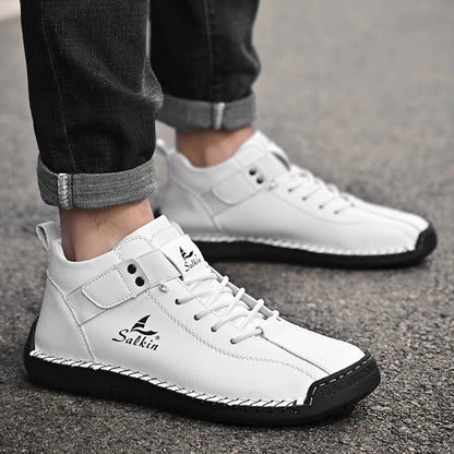 Breathable sneakers and ankle boots for men