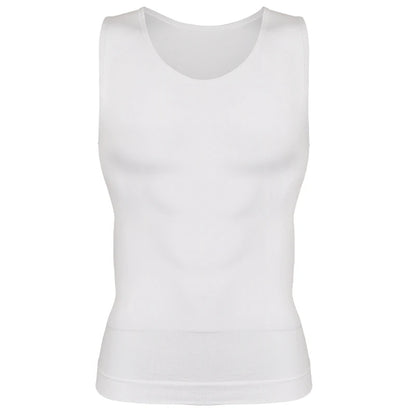 Men’s slim compression top for body shaping