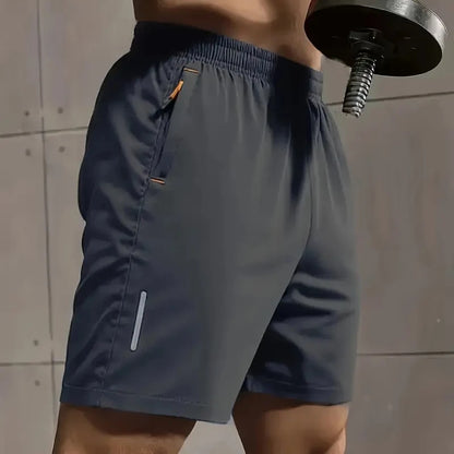 Men’s breathable summer sports shorts with elastic waist
