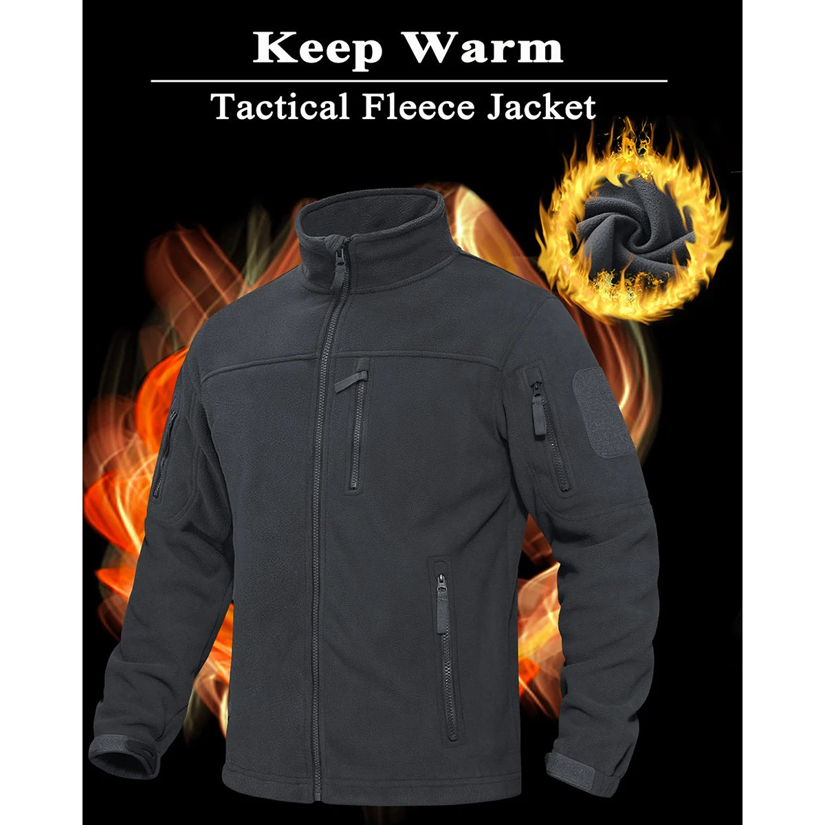 Men’s cotton-padded winter vest with stand collar