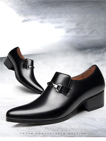 Classic high-quality leather men’s loafers