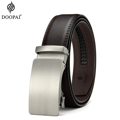 Premium designer-style leather belt for men