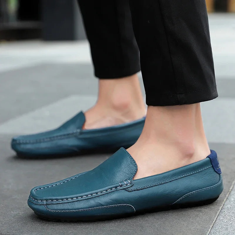 Stylish men’s classic moccasins for work and outings