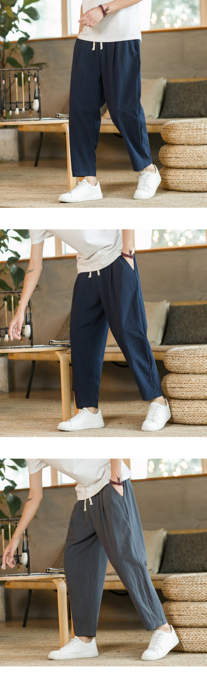 porty jogger pants with a loose fit and clean solid design