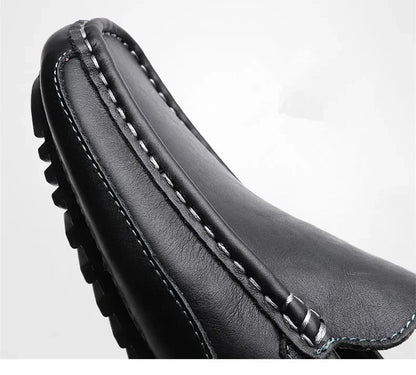 Stylish men’s classic moccasins for work and outings