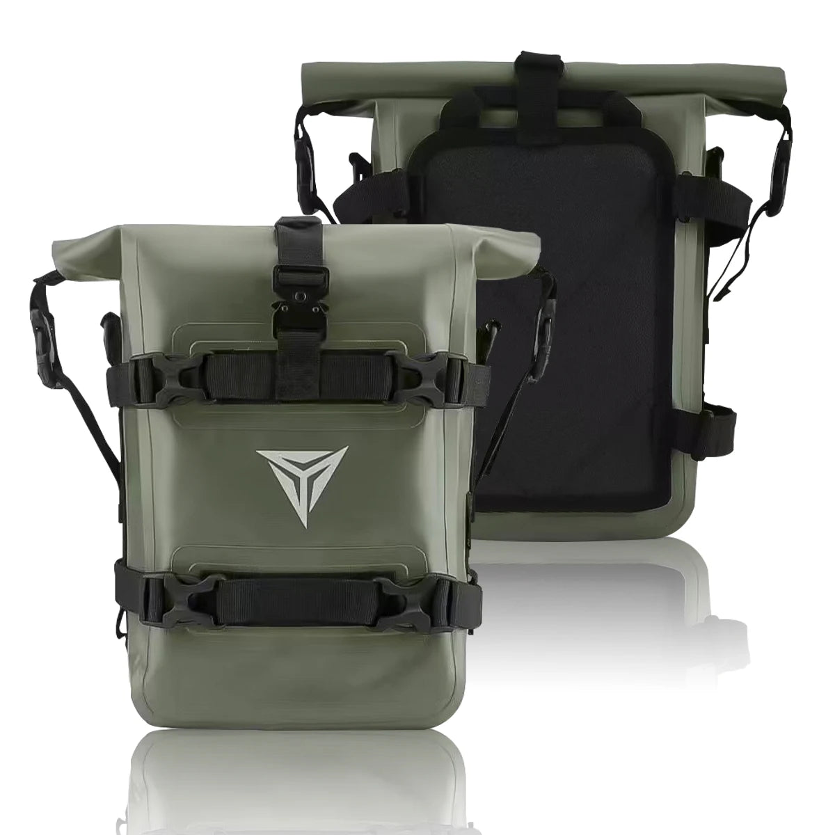 Compact protective bag for motorcycle maintenance gear