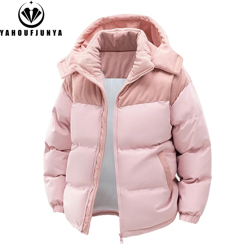 Autumn Winter Men’s Outdoor Removable Hooded Windbreak Jacket