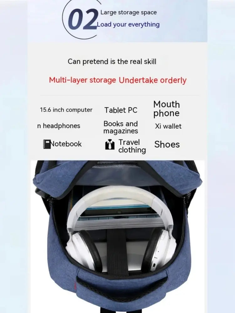 Men’s large-capacity travel backpack