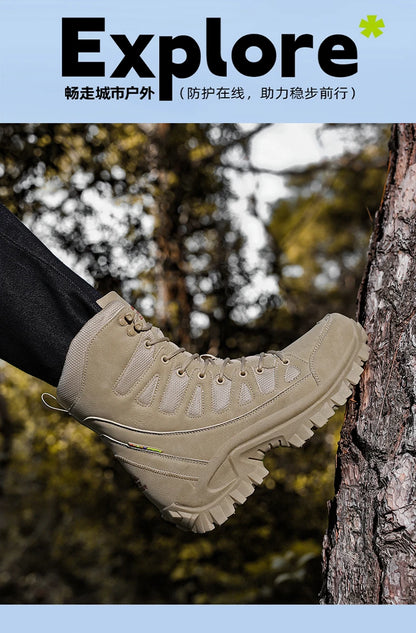 Men’s ultralight breathable mesh tactical boots