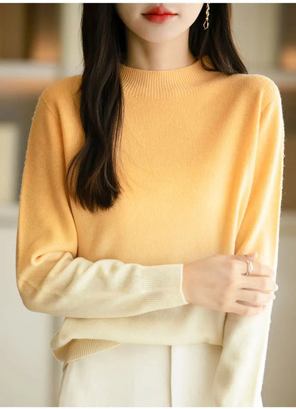 Women’s thick fine wool gradient sweater