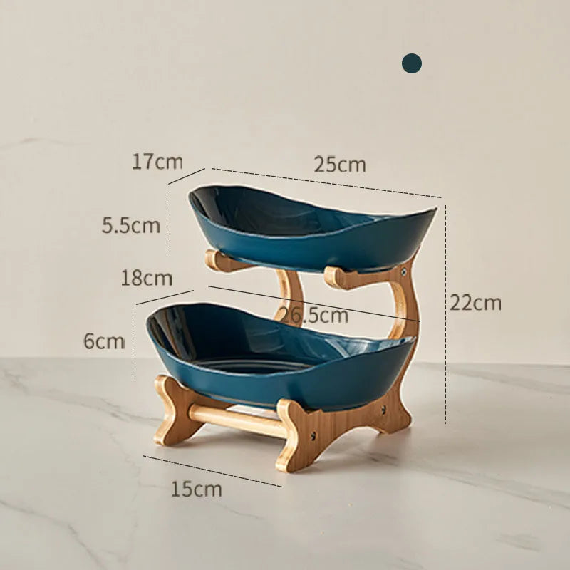 Modern plastic dessert stand for fruits, candy, and treats