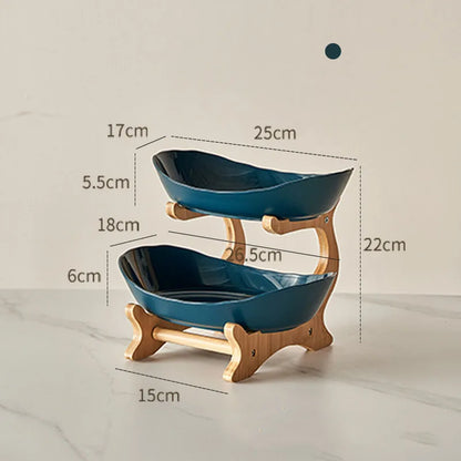 Modern plastic dessert stand for fruits, candy, and treats