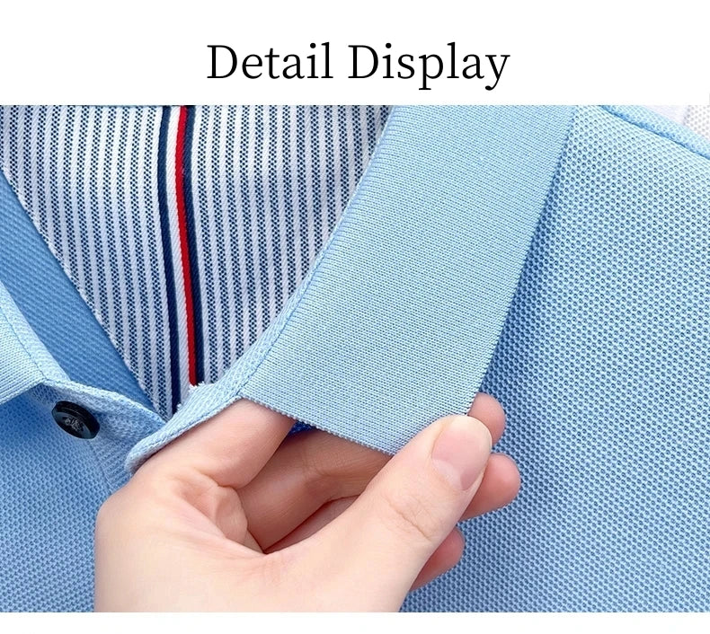 Men’s 100% cotton short sleeve polo shirt