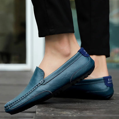 Stylish men’s classic moccasins for work and outings