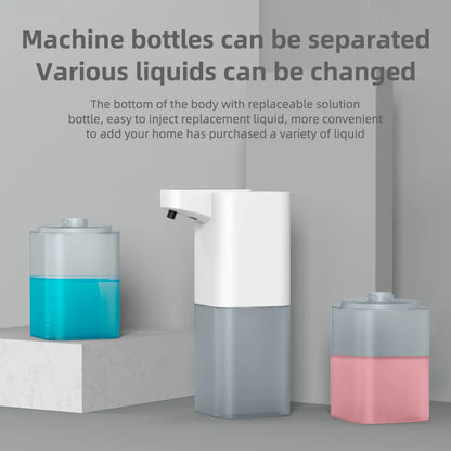 Rechargeable touch-free hand soap dispenser for clean, easy use