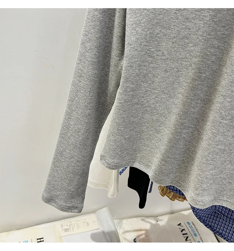 Women’s slim-fit V-neck long-sleeve T-shirt
