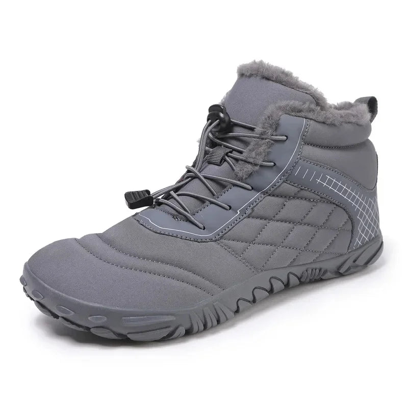 Winter Snow Boots – Warm Fur Lined, Non-Slip Barefoot Style