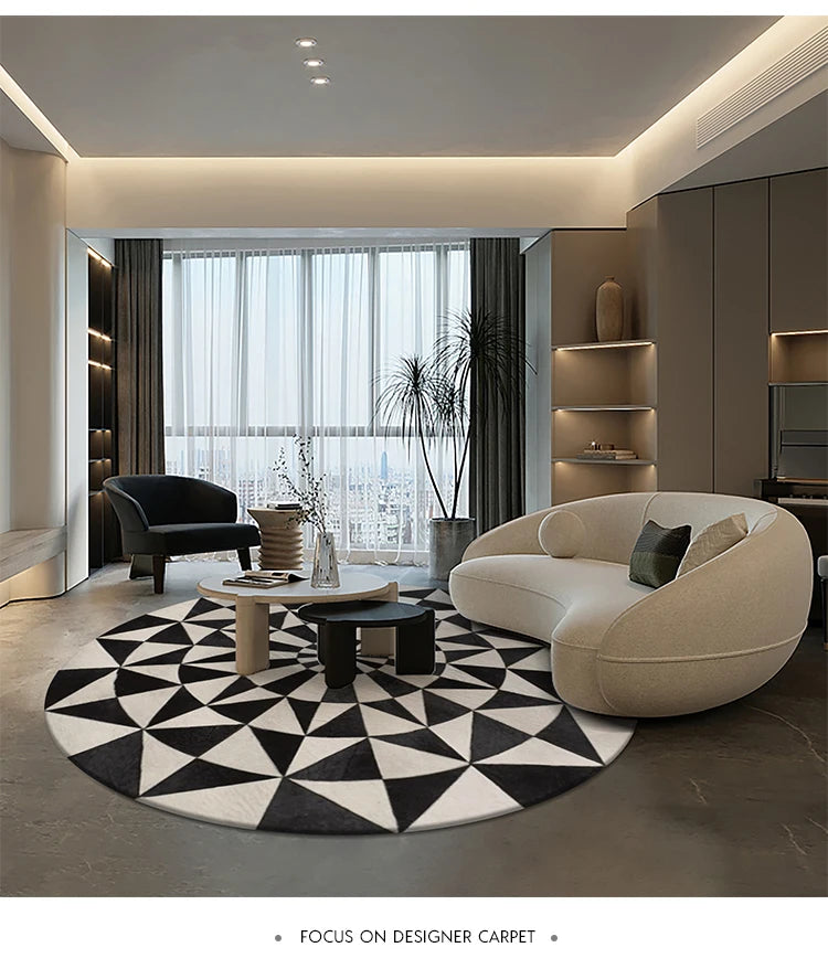 Plush, fluffy area rug—luxurious and soft for your living room, bedroom, or lounge