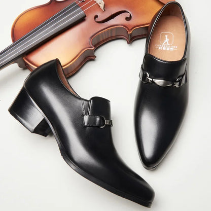 Classic high-quality leather men’s loafers