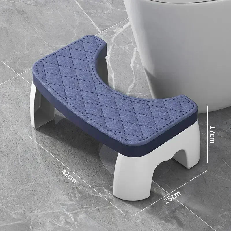 Ergonomic toilet foot stool for kids, adults, seniors, and pregnant women