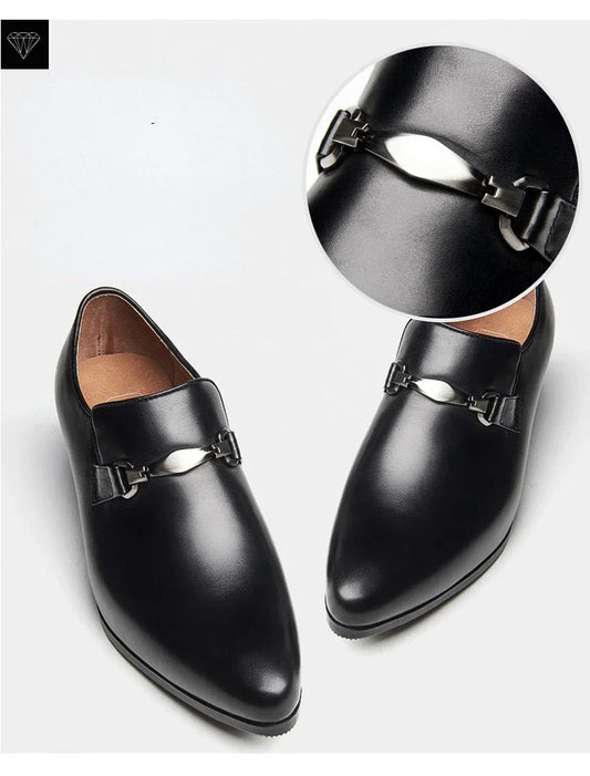 Classic high-quality leather men’s loafers