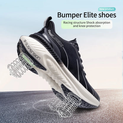 ONEMIX Cushion Running Shoes – Men & Women, Heavy Runner Friendly