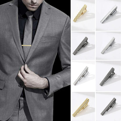 Elegant crystal tie bar for gentleman’s accessories