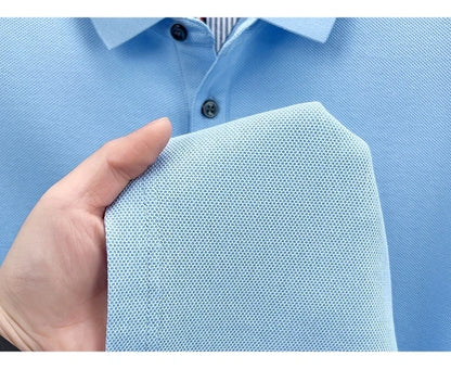 Men’s 100% cotton short sleeve polo shirt