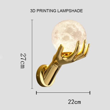 Creative resin and glass bedside wall light for stylish décor
