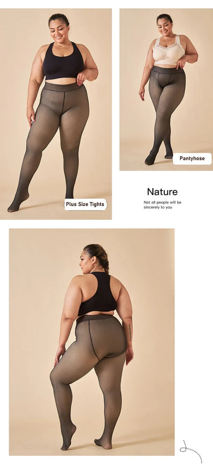 Fleece Thermal Leggings – High Waist, Cozy & Stretch