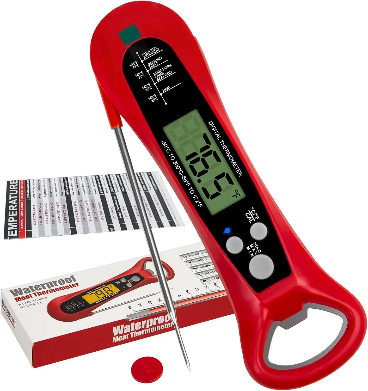 Instant Read Digital Meat Thermometer – Fast & Precise Cooking Tool