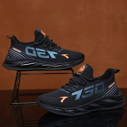 Men’s breathable mesh summer running shoes