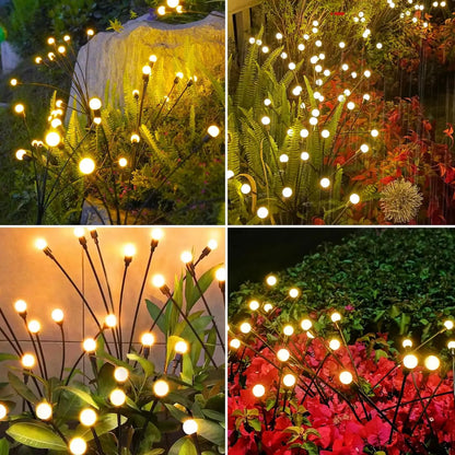 Waterproof solar garden lights for patios, yards, and pathways