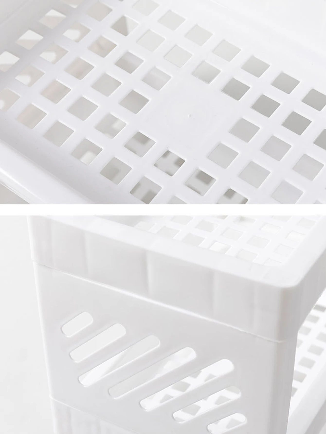 PP rectangular storage rack—perfect for stationery and student desks