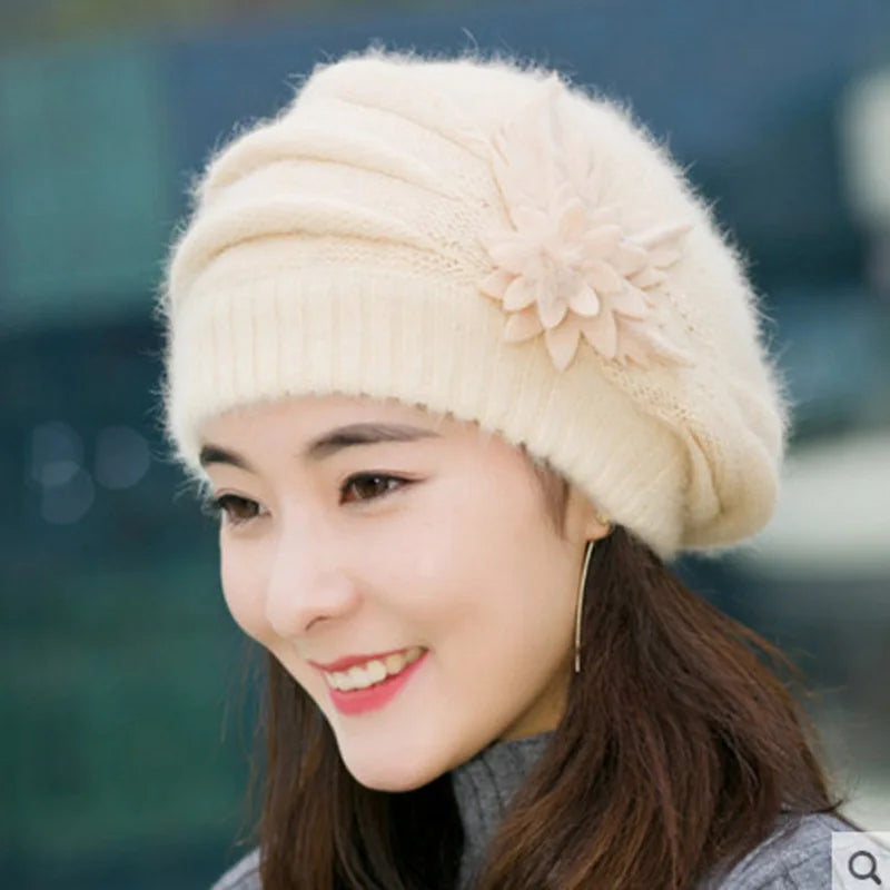 Classic Knit Beret – Stylish Warm Hat for Women