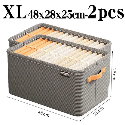 Durable wardrobe storage solution for sweaters, pants, and more