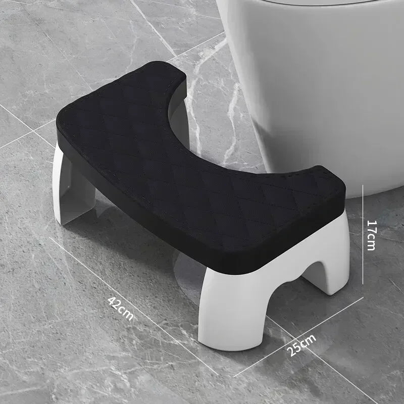 Ergonomic toilet foot stool for kids, adults, seniors, and pregnant women