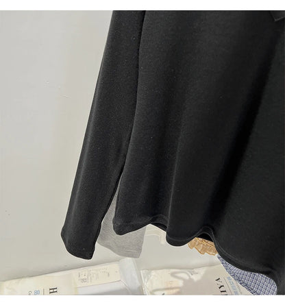 Women’s slim-fit V-neck long-sleeve T-shirt
