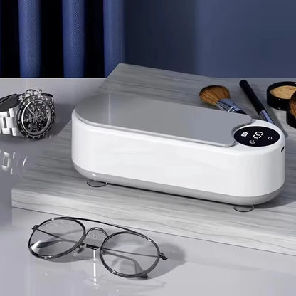 Ultrasonic cleaning gadget—perfect for contacts, glasses, and accessories