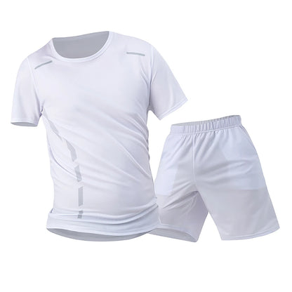 Men’s 2-piece summer sports suit, quick-dry
