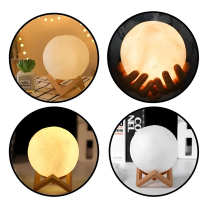 Decorative LED moon light for cozy indoor ambience