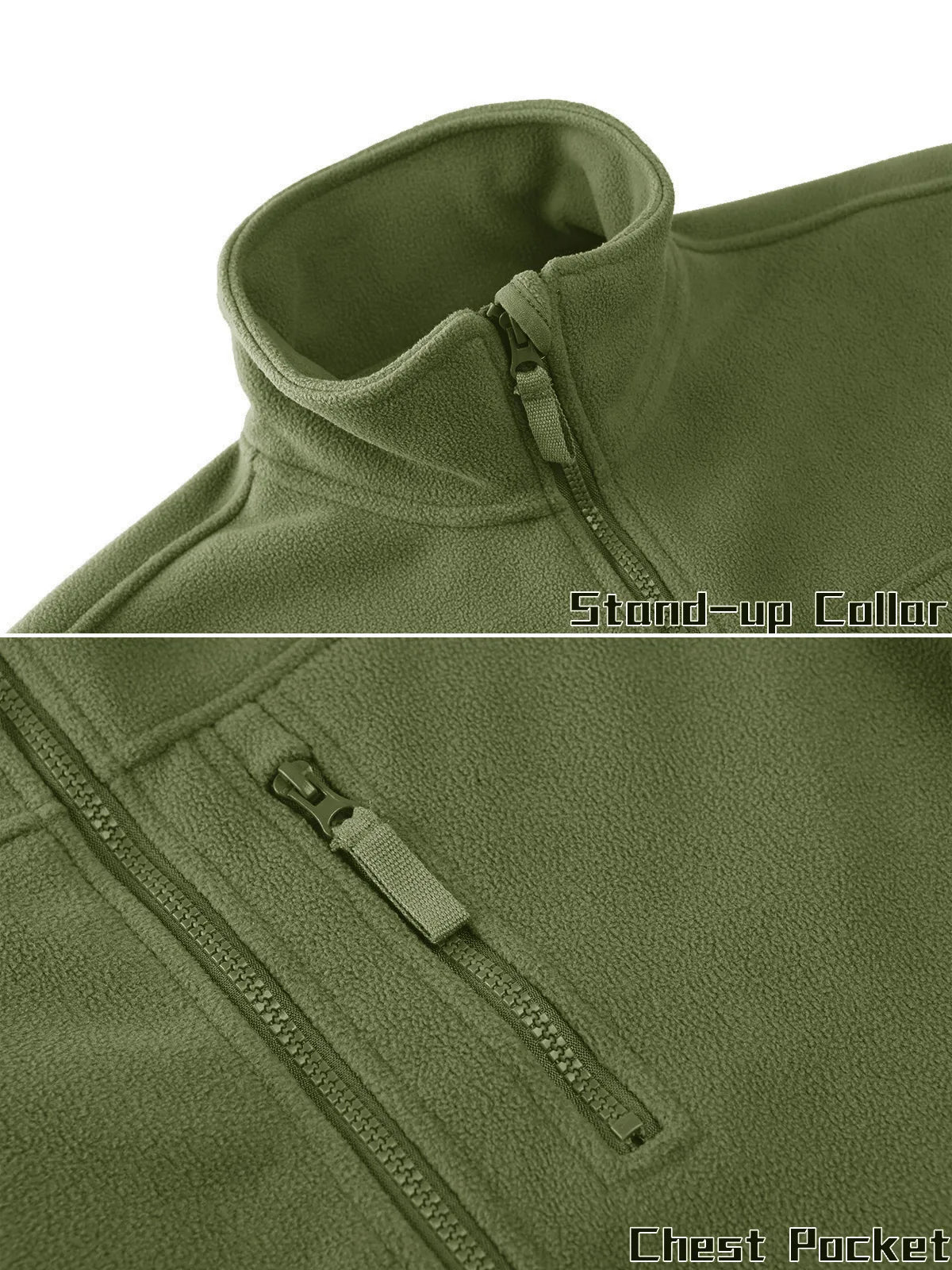 Men’s cotton-padded winter vest with stand collar