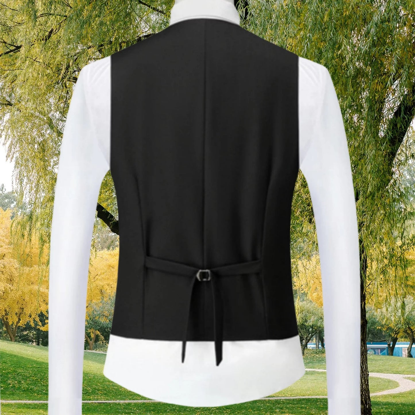 Elegant groomsmen suit jacket, vest & pants