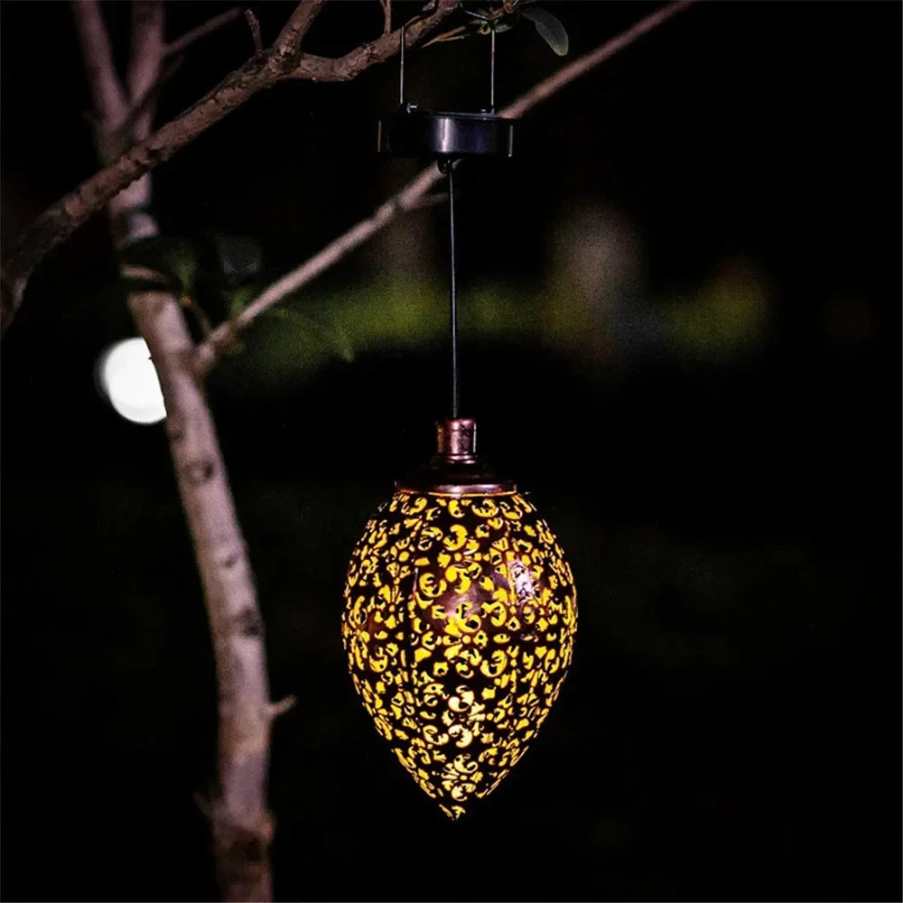 Outdoor water-drop solar projection light—waterproof and decorative